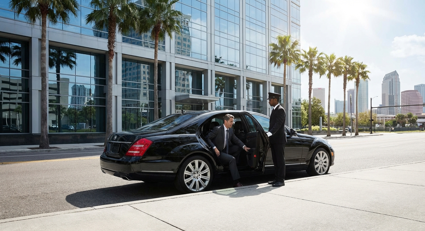 Black car service for shopping trips in Tampa